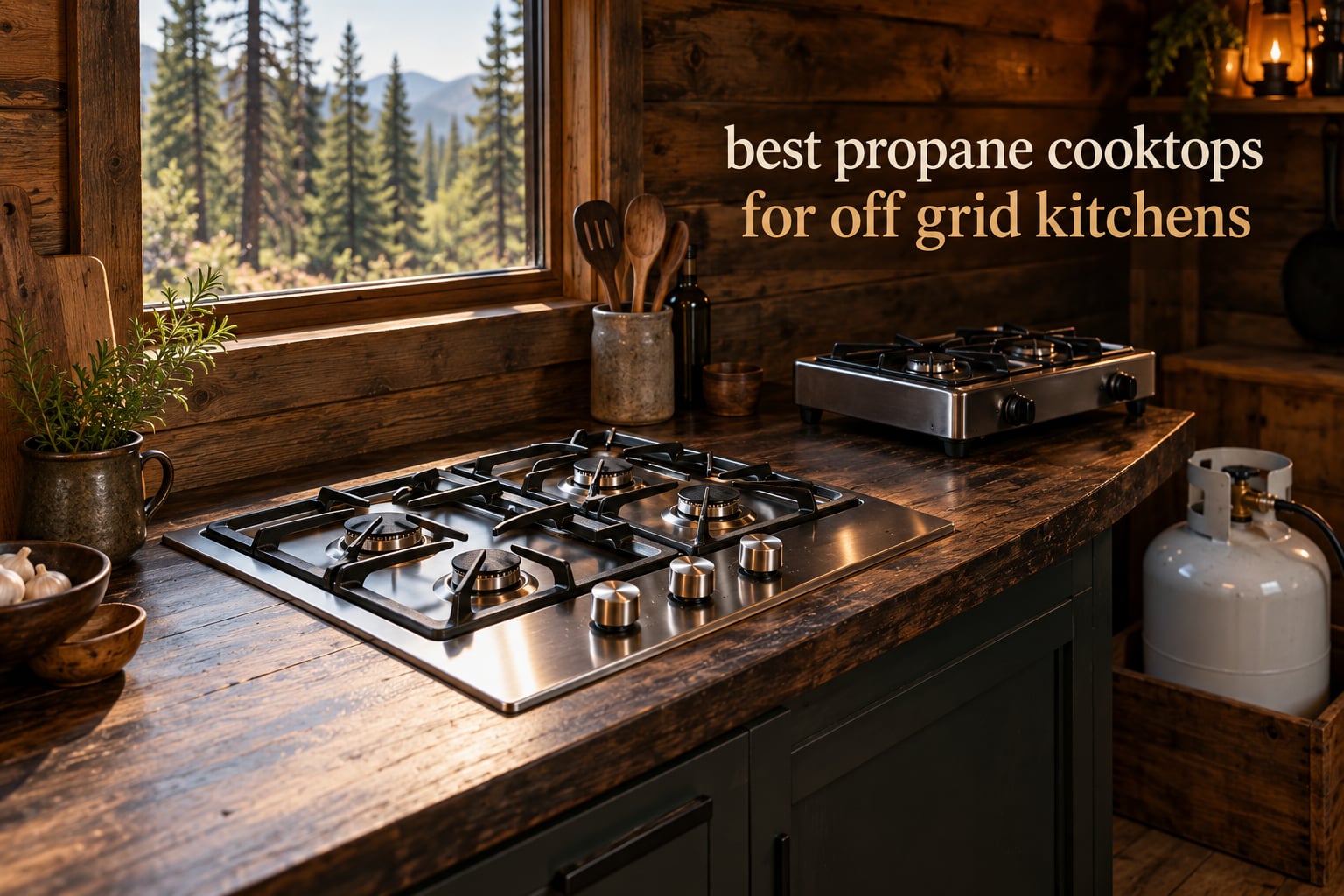 best propane cooktops for off grid kitchens