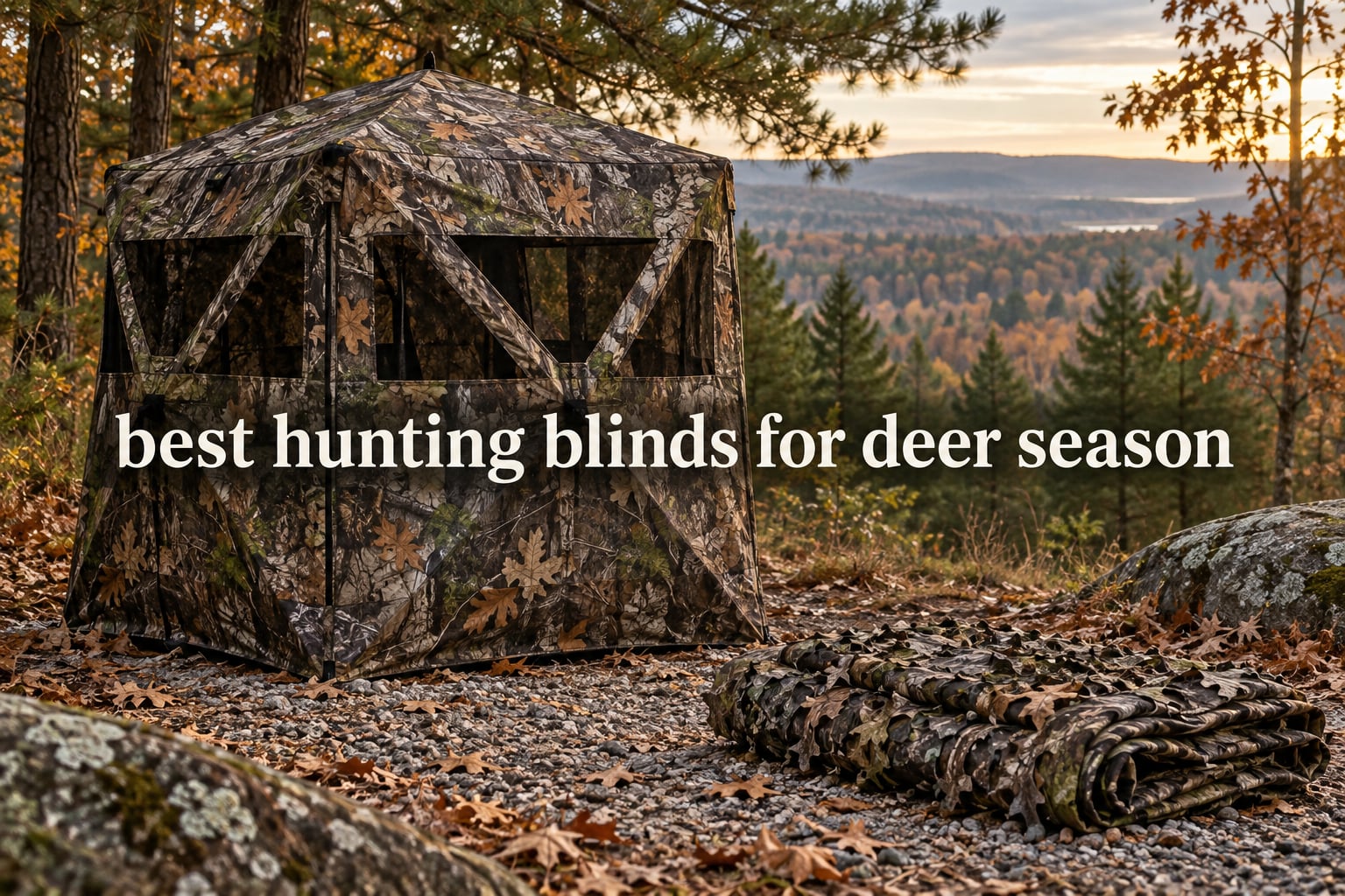 best hunting blinds for deer season