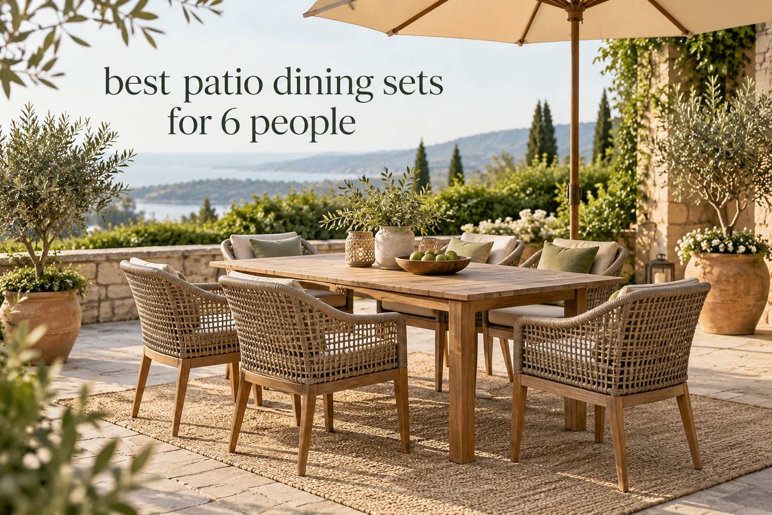 best patio dining sets for 6 people