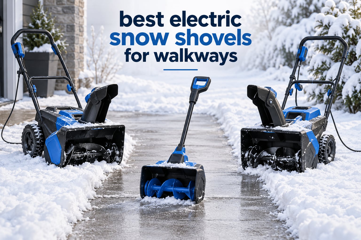 best electric snow shovels for walkways