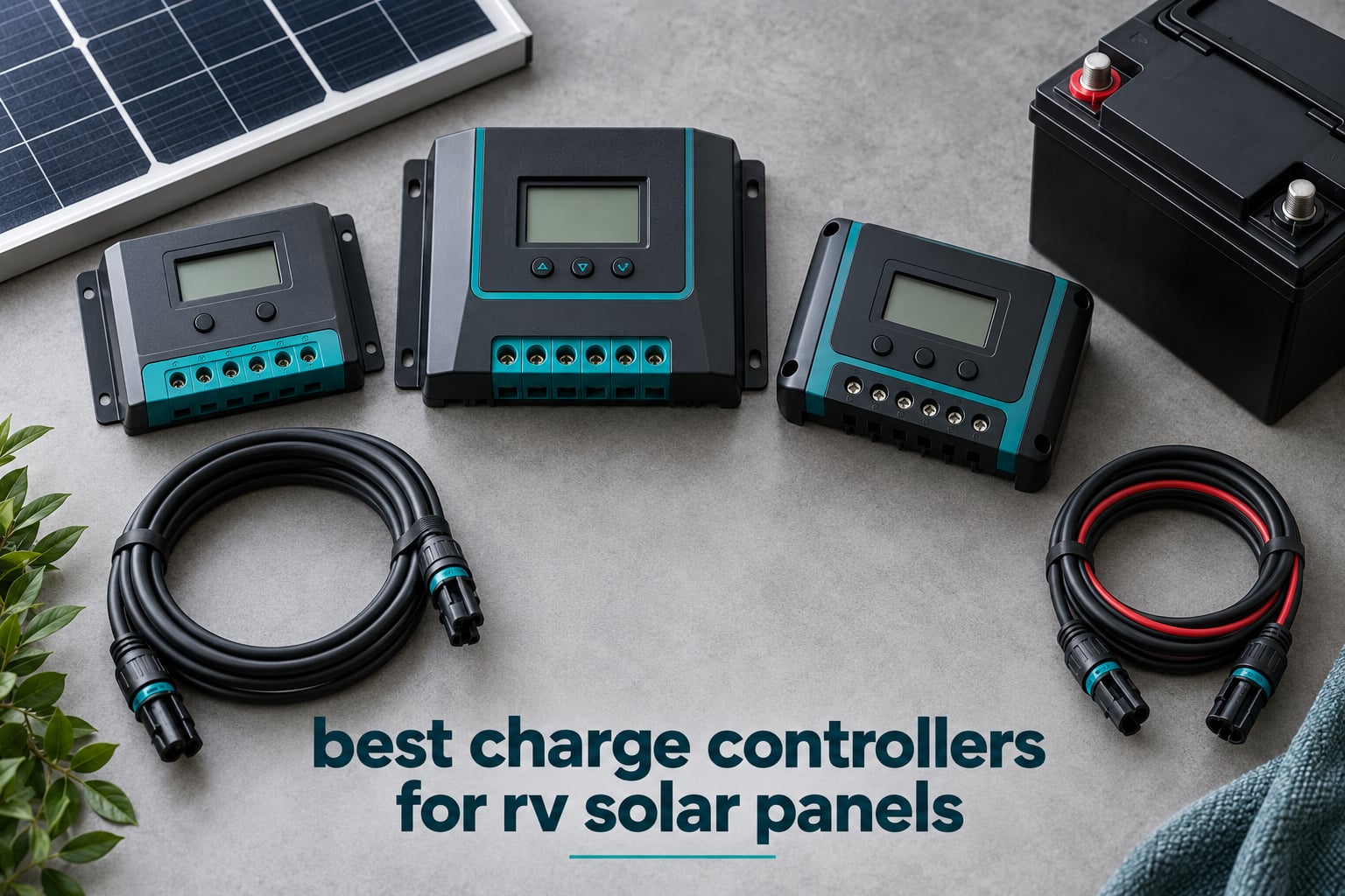 best charge controllers for rv solar panels